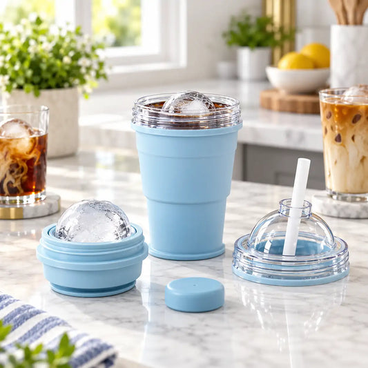Portable Ice Sphere Cup