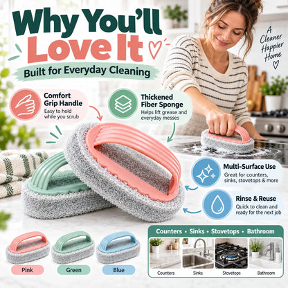 Thick Fiber Kitchen Scrub Brush