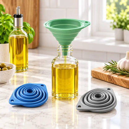 Collapsible Silicone Funnel
