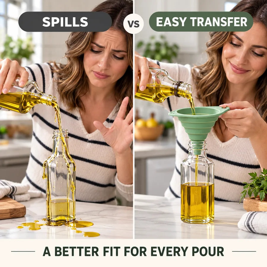 Collapsible Silicone Funnel