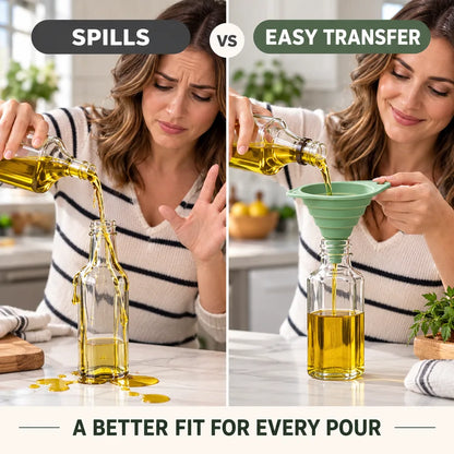 Collapsible Silicone Funnel