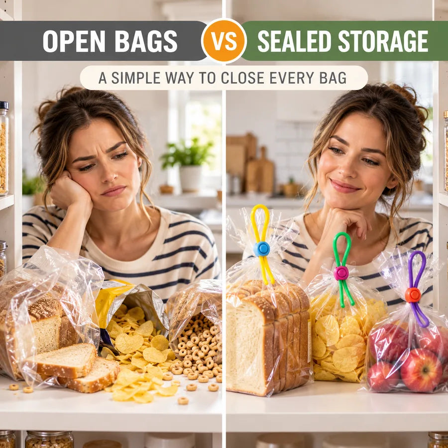 Reusable Food Bag Sealing Ties