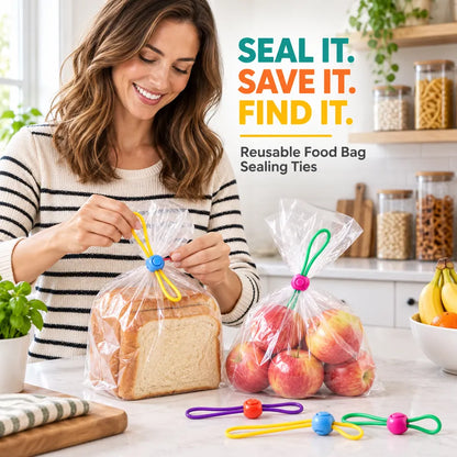 Reusable Food Bag Sealing Ties