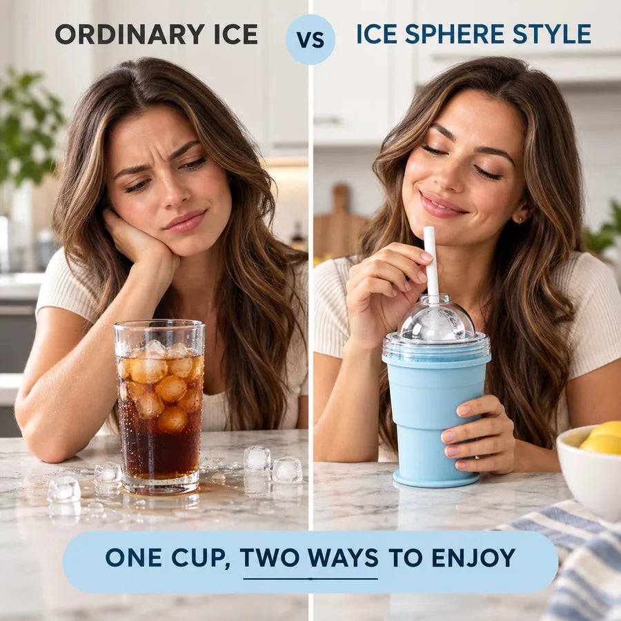 Portable Ice Sphere Cup
