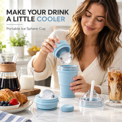 Portable Ice Sphere Cup