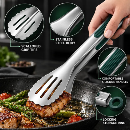 Stainless Steel Kitchen Tongs